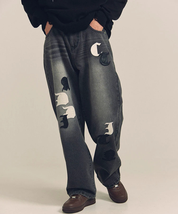 JACKROSE(ジャックローズ) |GA O.E-APPLIQUE BUGGY JEAN(MENS)