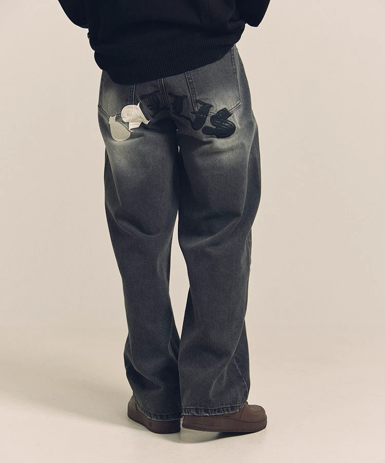 JACKROSE(ジャックローズ) |GA O.E-APPLIQUE BUGGY JEAN(MENS)