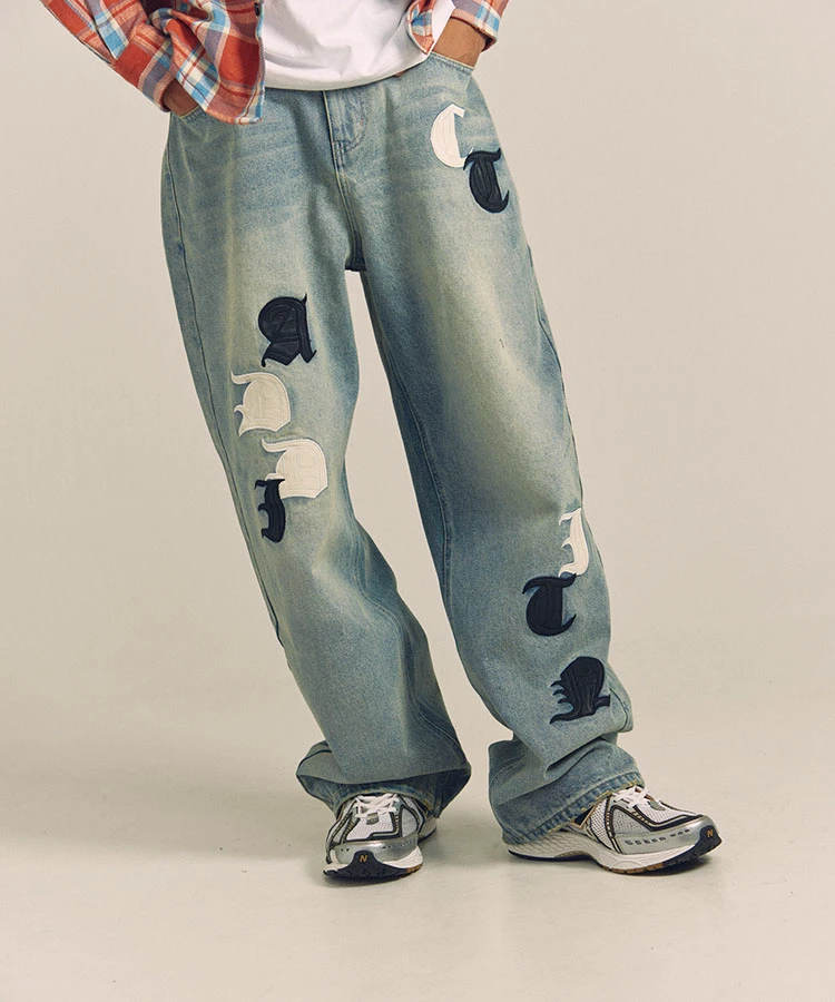 JACKROSE(ジャックローズ) |GA O.E-APPLIQUE BUGGY JEAN(MENS)