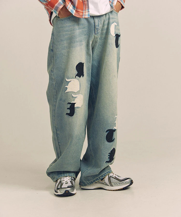 JACKROSE(ジャックローズ) |GA O.E-APPLIQUE BUGGY JEAN(MENS)