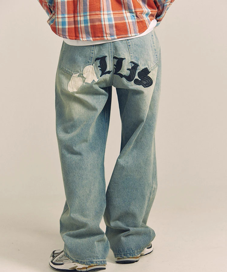 JACKROSE(ジャックローズ) |GA O.E-APPLIQUE BUGGY JEAN(MENS)
