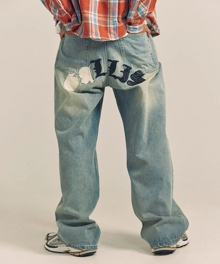 JACKROSE(ジャックローズ) |GA O.E-APPLIQUE BUGGY JEAN(MENS)