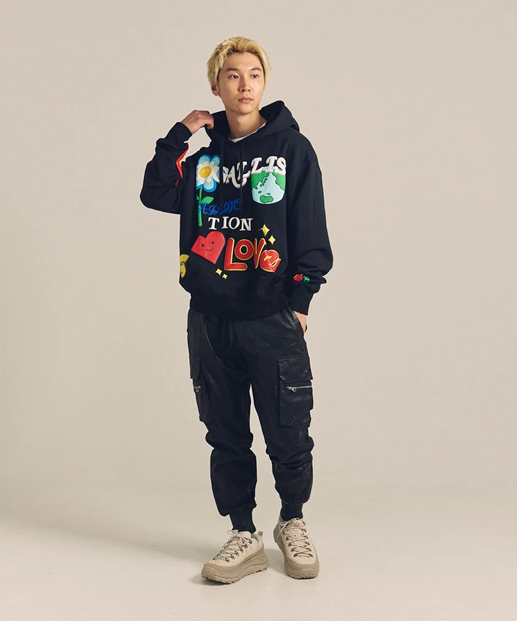 JACKROSE(ジャックローズ) |GA 裏毛-POP MOTIF HOODIE(MENS)