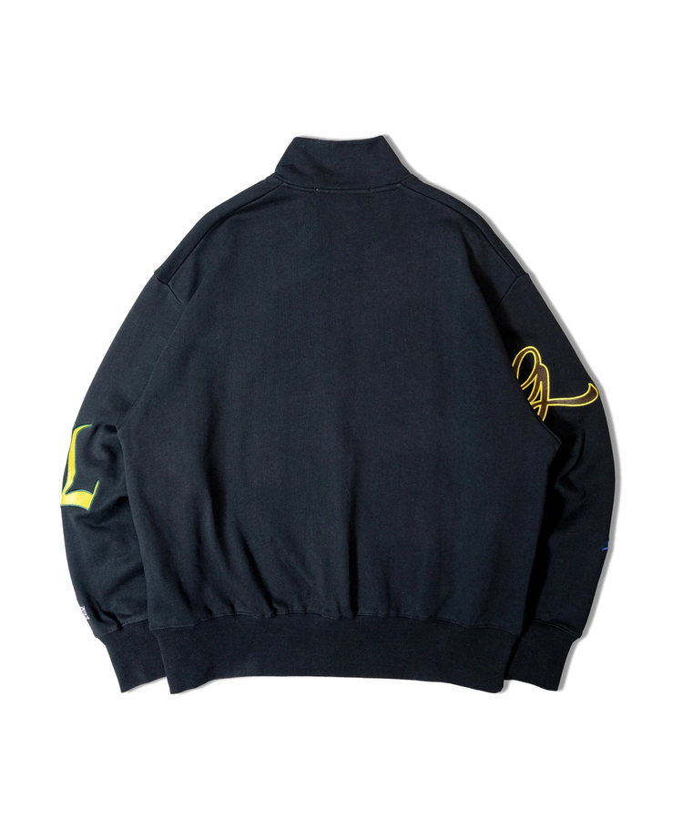 JACKROSE(ジャックローズ) |GA 裏毛-COLORFULL刺繍HALF-ZIP(MENS)