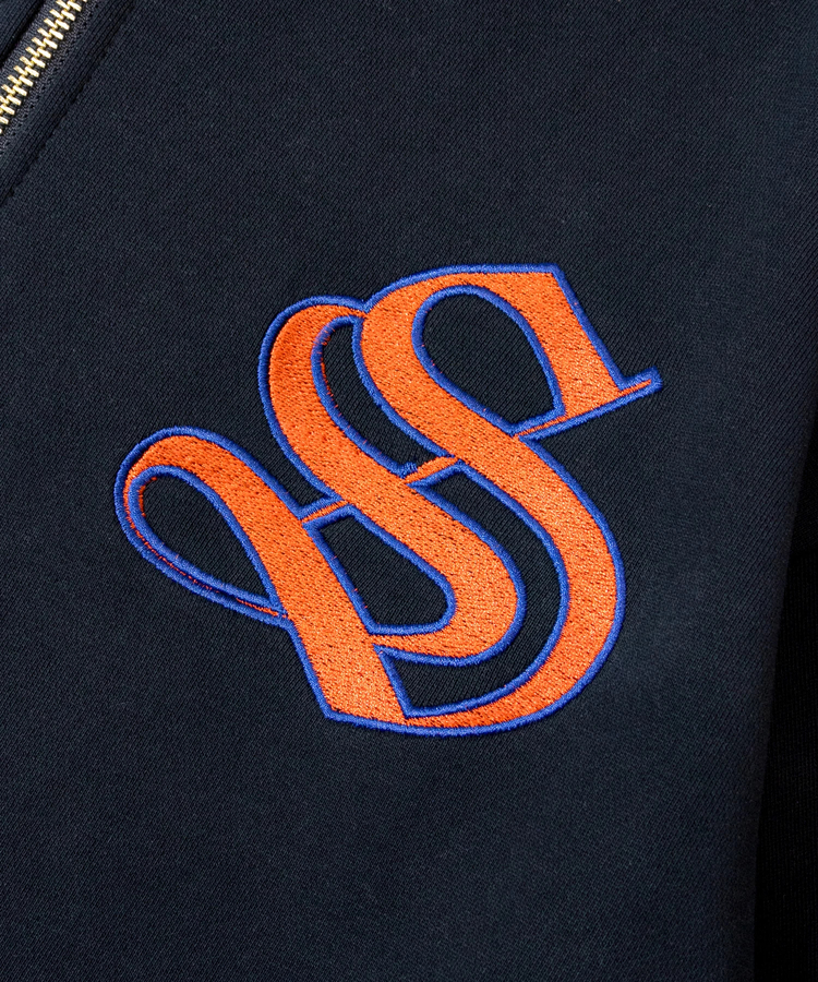 JACKROSE(ジャックローズ) |GA 裏毛-COLORFULL刺繍HALF-ZIP(MENS)