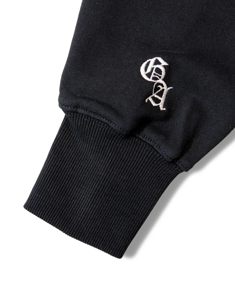 JACKROSE(ジャックローズ) |GA 裏毛-COLORFULL刺繍HALF-ZIP(MENS)