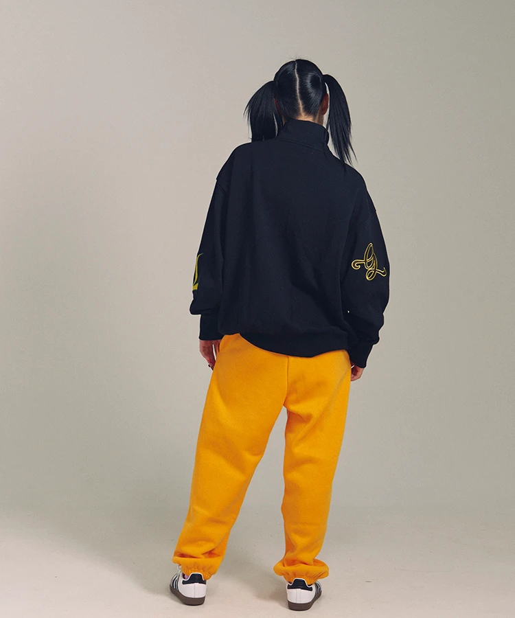 JACKROSE(ジャックローズ) |GA 裏毛-COLORFULL刺繍HALF-ZIP(MENS)