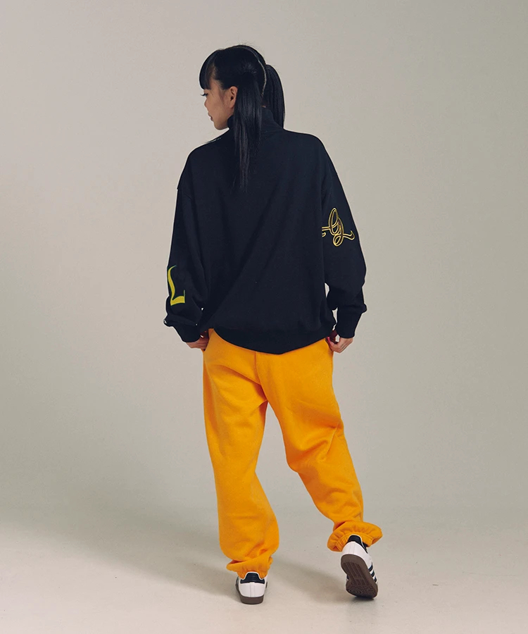 JACKROSE(ジャックローズ) |GA 裏毛-COLORFULL刺繍HALF-ZIP(MENS)