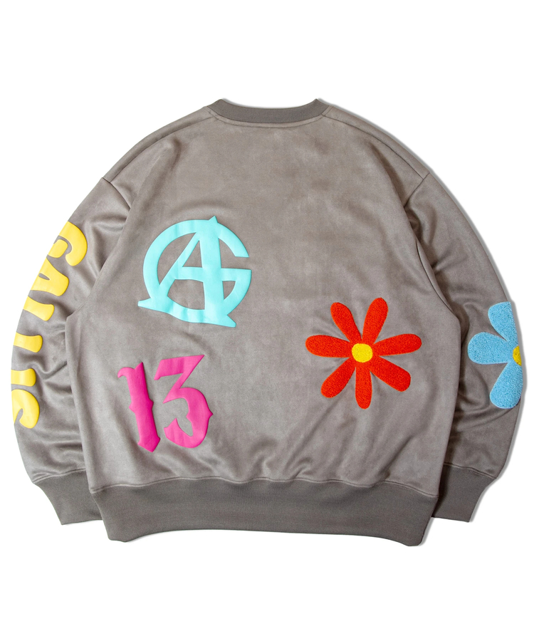 JACKROSE(ジャックローズ) |GA SUEDE POP-MOTIF CREW(MENS)