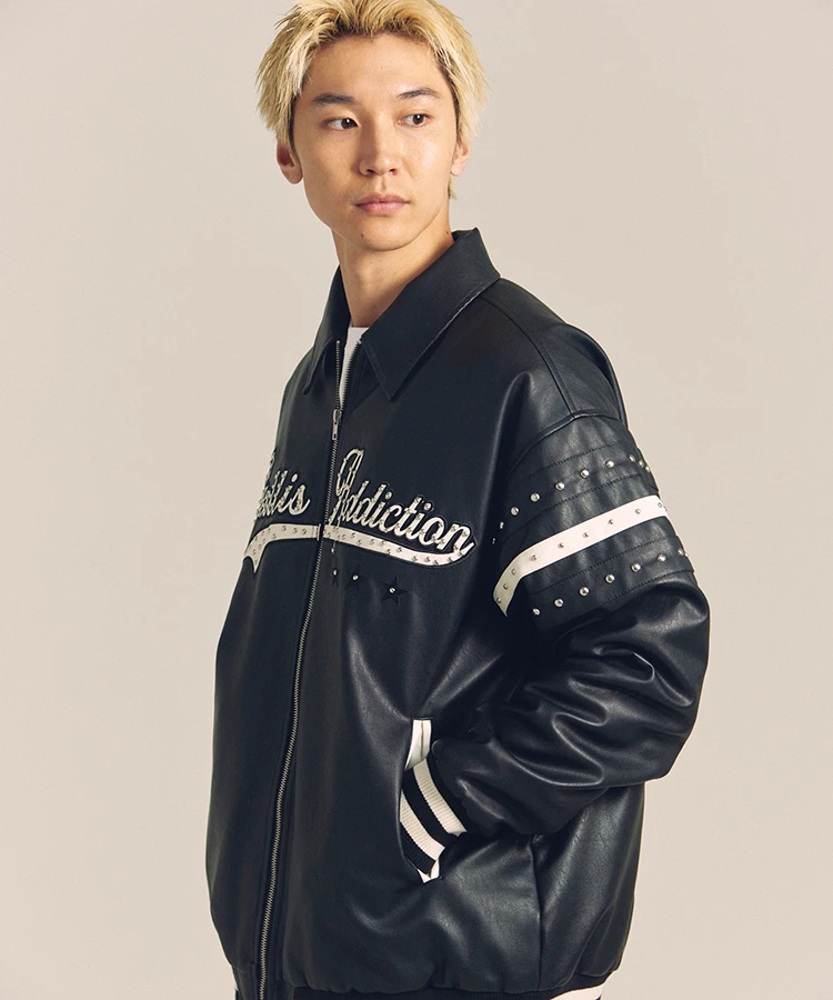 GA PU STUDS VERSITY JKT（MENS）｜ファッション通販 SANKO