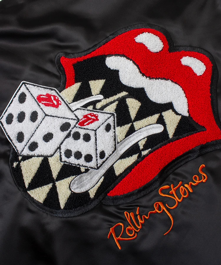 THE ROLLING STONES×JACKROSE】L&T.DICE刺繍スカジャン（MENS