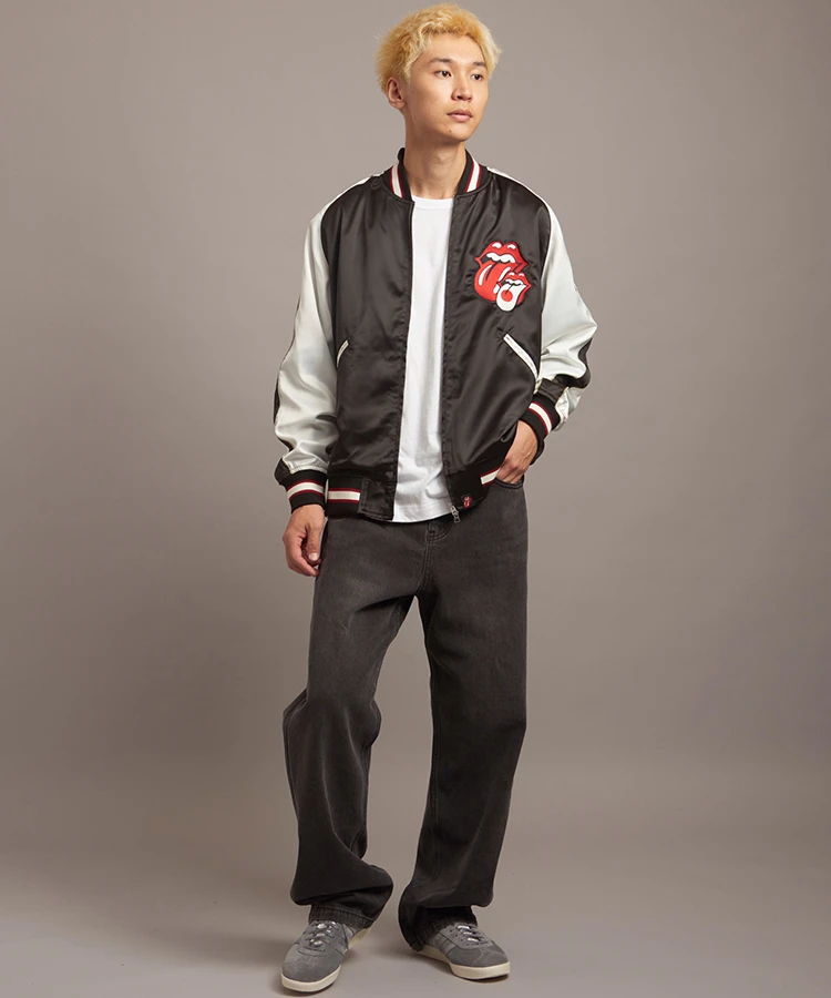 THE ROLLING STONES×JACKROSE】L&T.DICE刺繍スカジャン（MENS