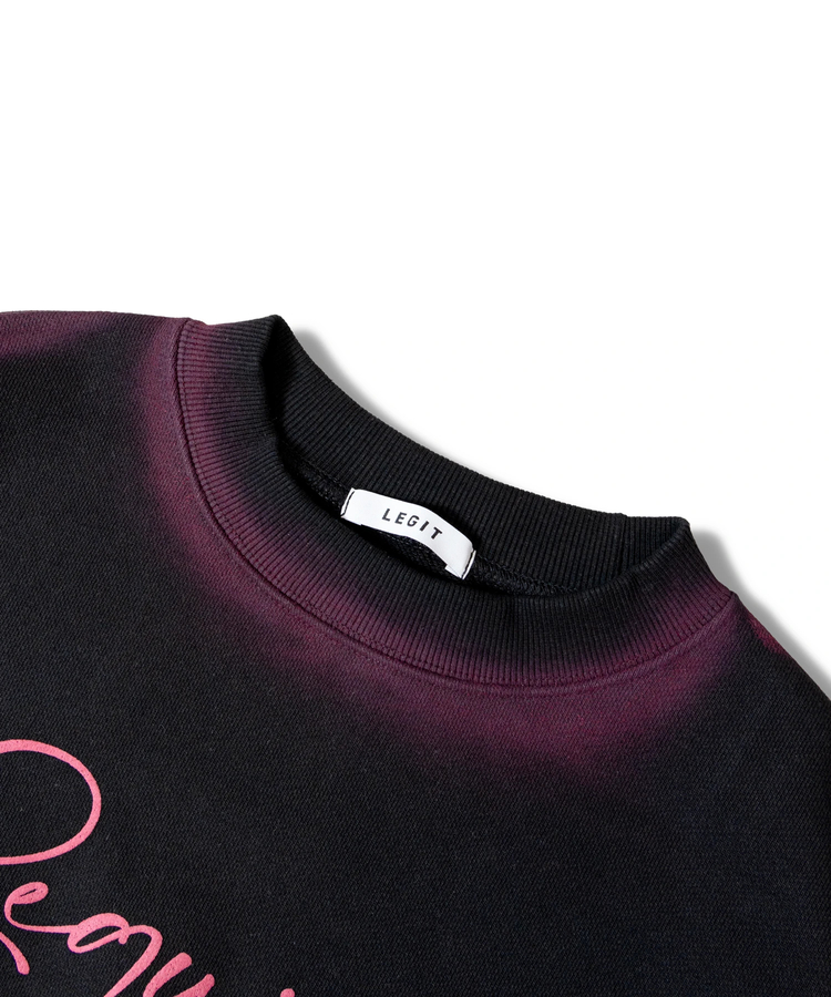 JE-SELECT-ステッチ加工ロゴクルースウェット(MENS