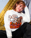 JACKROSE(ジャックローズ) |【GALFY×GALLIS ADDICTION】 犬とリス仲良ちサガラスウェット(MENS/WOMENS)