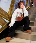JACKROSE(ジャックローズ) |【GALFY×GALLIS ADDICTION】 犬とリス仲良ちサガラスウェット(MENS/WOMENS)