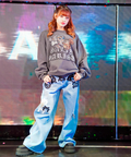 JACKROSE(ジャックローズ) |【GALFY×GALLIS ADDICTION】 犬とリス仲良ちサガラスウェット(MENS/WOMENS)