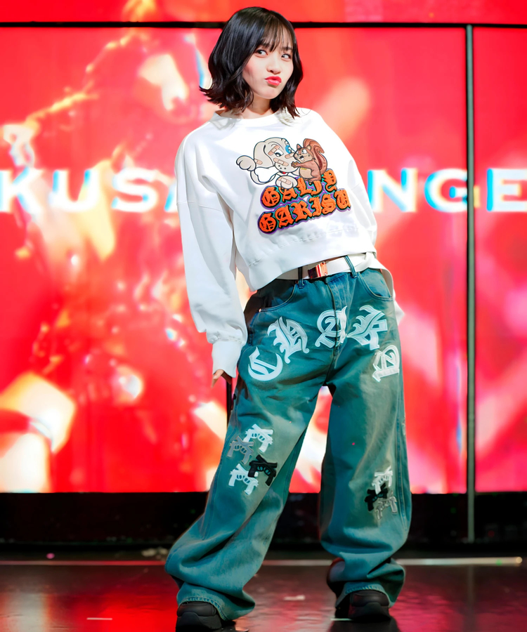 JACKROSE(ジャックローズ) |【GALFY×GALLIS ADDICTION】 犬とリス仲良ちサガラスウェット(MENS/WOMENS)