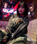 JACKROSE(ジャックローズ) |【GALFY×GALLIS ADDICTION】 犬とリス仲良ちサガラスウェット(MENS/WOMENS)