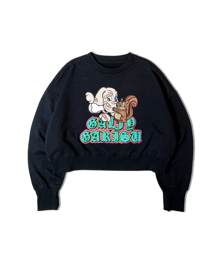 JACKROSE(ジャックローズ) |【GALFY×GALLIS ADDICTION】 犬とリス仲良ちサガラスウェット(MENS/WOMENS)