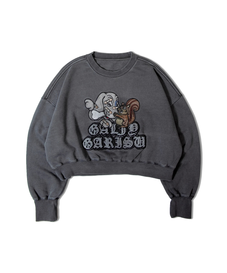 JACKROSE(ジャックローズ) |【GALFY×GALLIS ADDICTION】 犬とリス仲良ちサガラスウェット(MENS/WOMENS)
