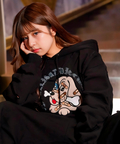 JACKROSE(ジャックローズ) |【GALFY×GALLIS ADDICTION】 ツギハギボロボロパーカー *セットアップ対応(MENS)