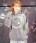 JACKROSE(ジャックローズ) |【GALFY×GALLIS ADDICTION】 ツギハギボロボロパーカー *セットアップ対応(MENS)