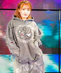 JACKROSE(ジャックローズ) |【GALFY×GALLIS ADDICTION】 ツギハギボロボロパーカー *セットアップ対応(MENS)
