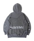 JACKROSE(ジャックローズ) |【GALFY×GALLIS ADDICTION】 ツギハギボロボロパーカー *セットアップ対応(MENS)