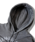 JACKROSE(ジャックローズ) |【GALFY×GALLIS ADDICTION】 ツギハギボロボロパーカー *セットアップ対応(MENS)