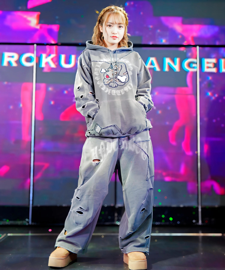 JACKROSE(ジャックローズ) |【GALFY×GALLIS ADDICTION】 ツギハギボロボロパンツ *セットアップ対応(MENS)