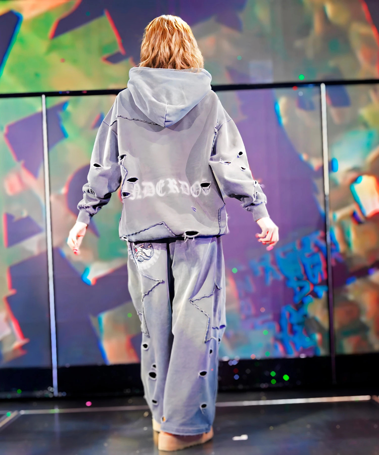JACKROSE(ジャックローズ) |【GALFY×GALLIS ADDICTION】 ツギハギボロボロパンツ *セットアップ対応(MENS)