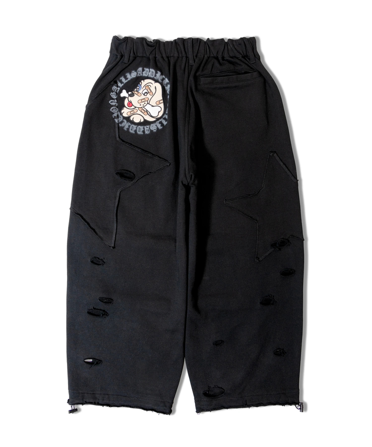 JACKROSE(ジャックローズ) |【GALFY×GALLIS ADDICTION】 ツギハギボロボロパンツ *セットアップ対応(MENS)