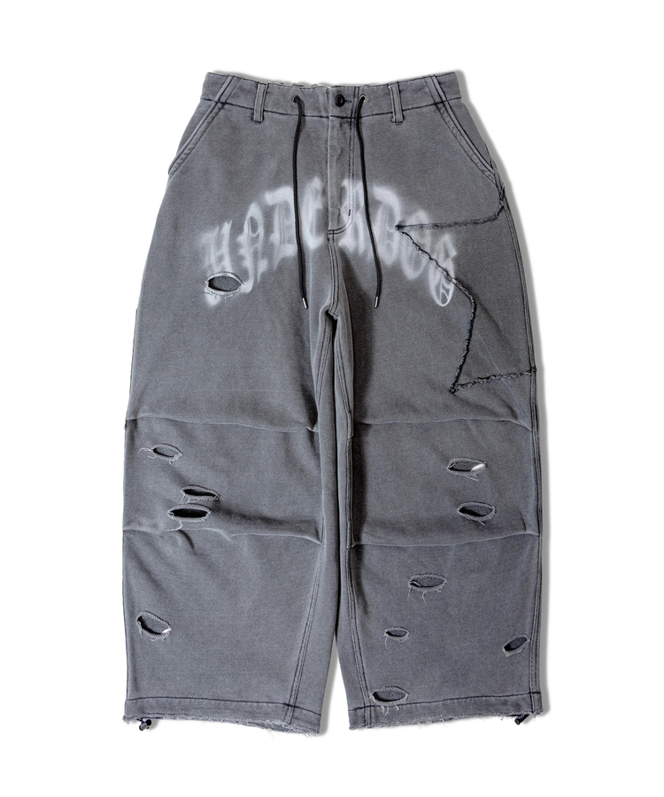 JACKROSE(ジャックローズ) |【GALFY×GALLIS ADDICTION】 ツギハギボロボロパンツ *セットアップ対応(MENS)