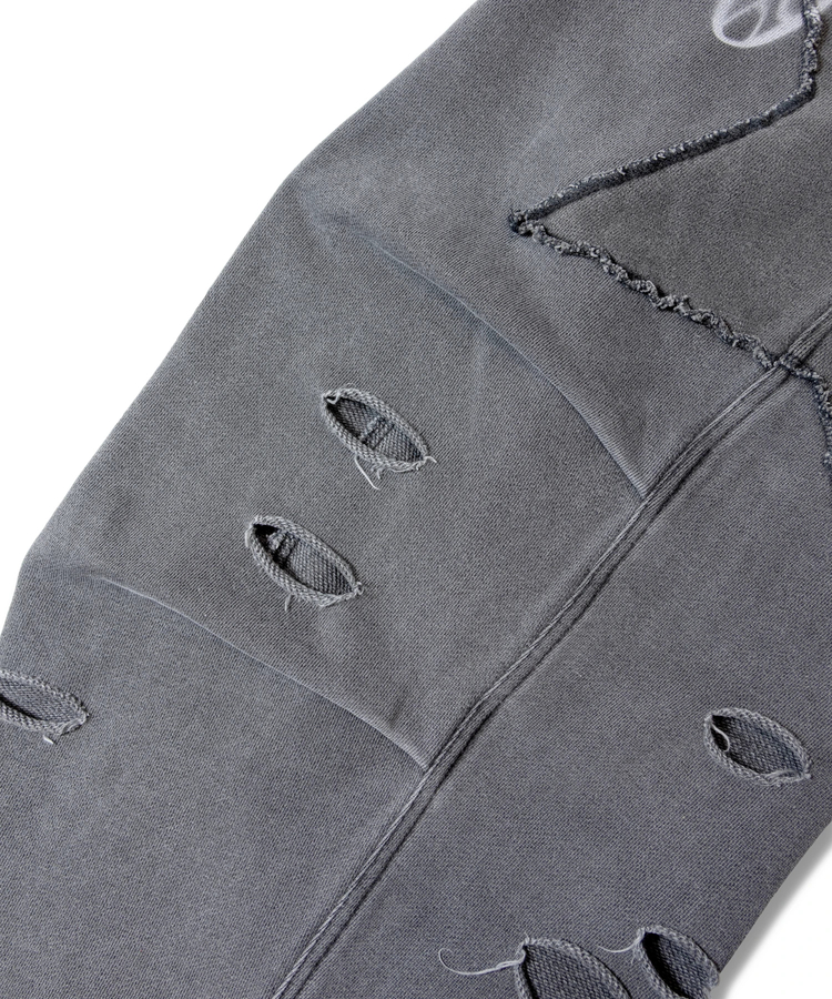 JACKROSE(ジャックローズ) |【GALFY×GALLIS ADDICTION】 ツギハギボロボロパンツ *セットアップ対応(MENS)