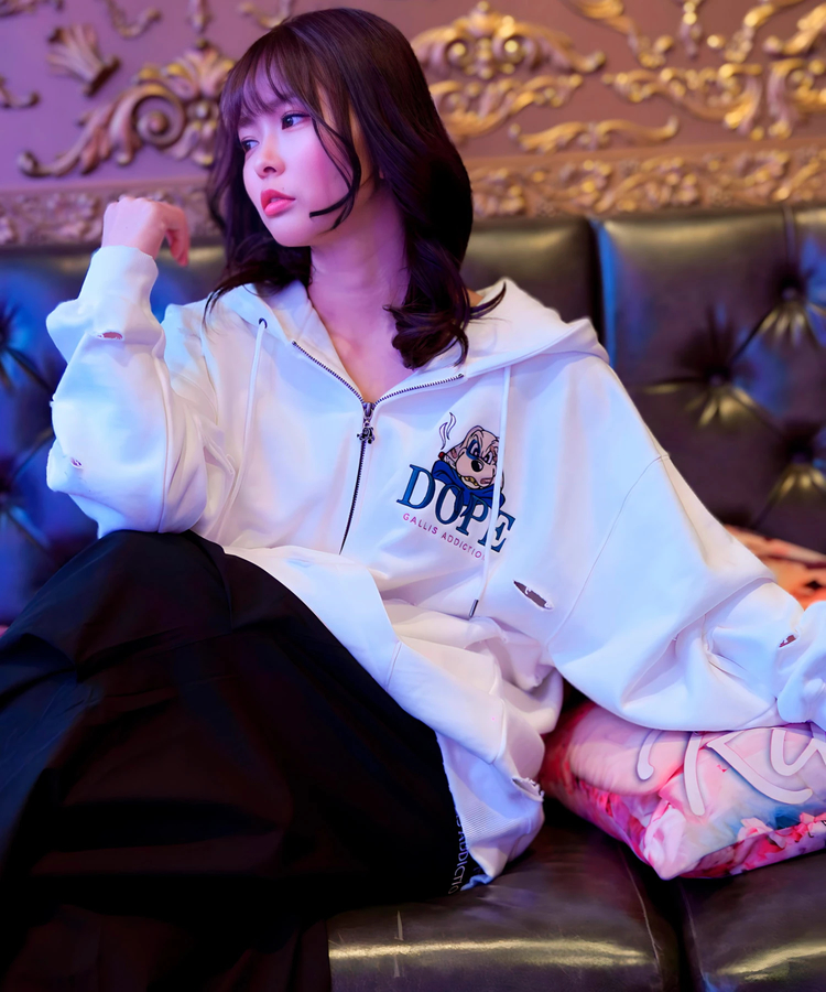 JACKROSE(ジャックローズ) |【GALFY×GALLIS ADDICTION】 ガリスモDOPEジップパーカー(MENS)