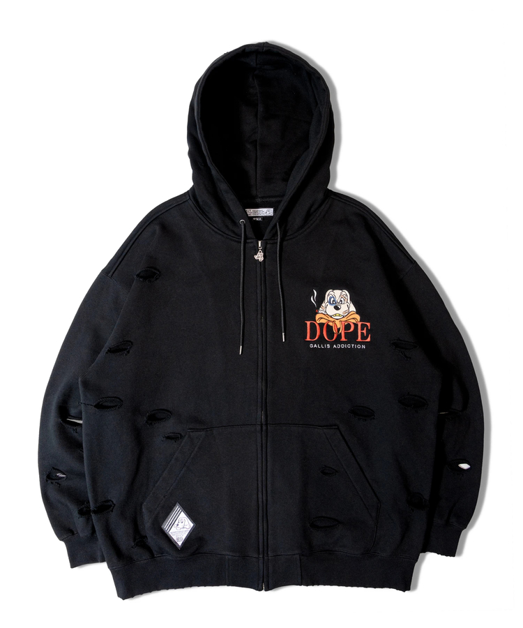 JACKROSE(ジャックローズ) |【GALFY×GALLIS ADDICTION】 ガリスモDOPEジップパーカー(MENS)