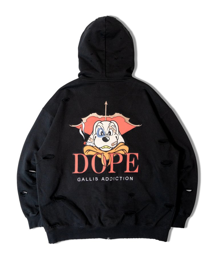 JACKROSE(ジャックローズ) |【GALFY×GALLIS ADDICTION】 ガリスモDOPEジップパーカー(MENS)