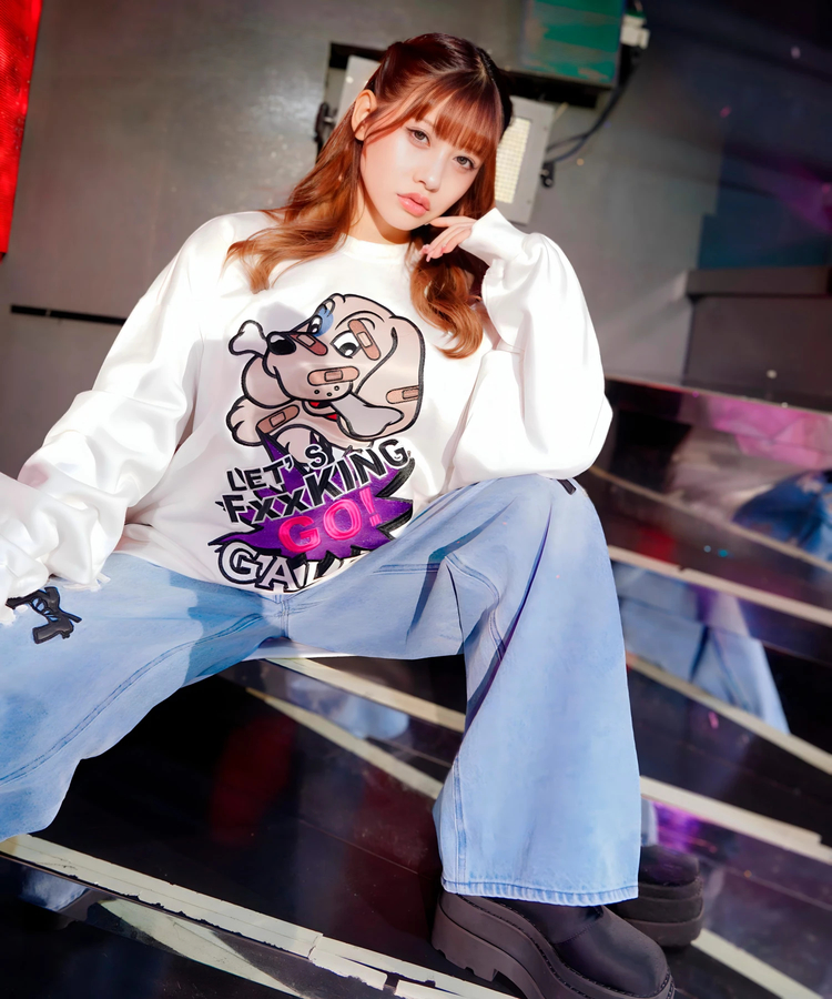 JACKROSE(ジャックローズ) |【GALFY×GALLIS ADDICTION】 別注GOGO!スウェット(MENS)