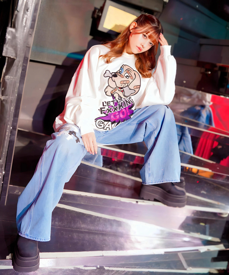 JACKROSE(ジャックローズ) |【GALFY×GALLIS ADDICTION】 別注GOGO!スウェット(MENS)