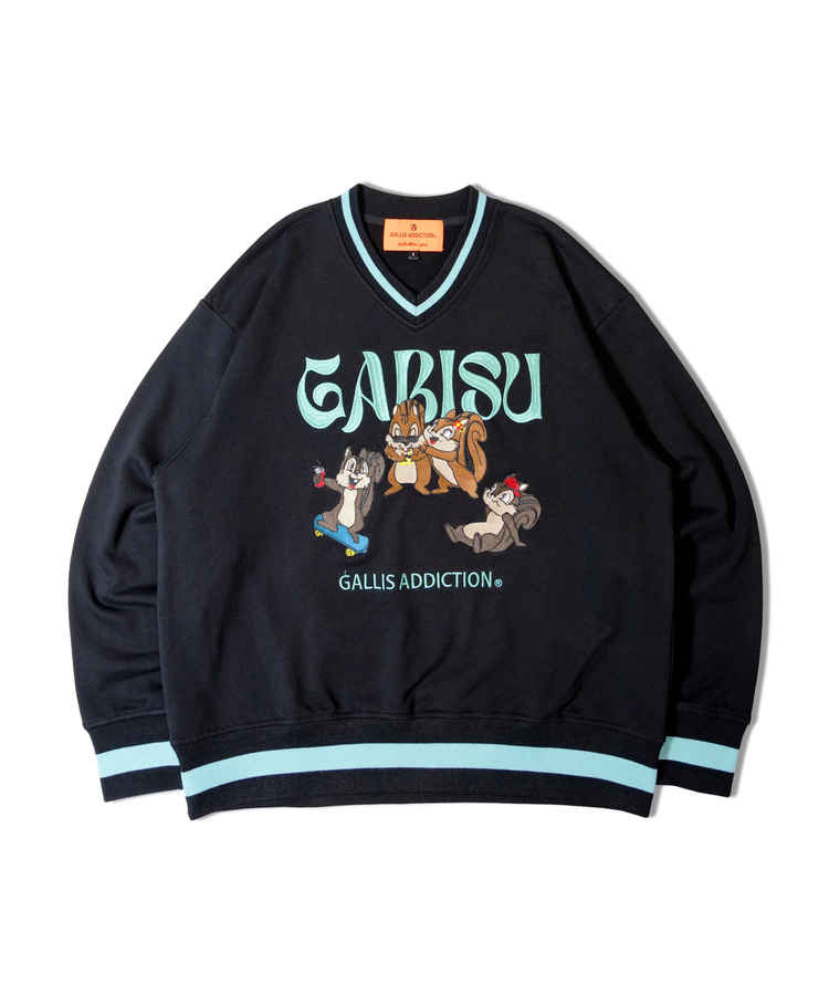 JACKROSE(ジャックローズ) |GARISU-チル友Vネックトレーナー(MENS)