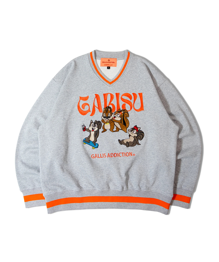 JACKROSE(ジャックローズ) |GARISU-チル友Vネックトレーナー(MENS)