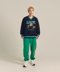 JACKROSE(ジャックローズ) |GARISU-チル友Vネックトレーナー(MENS)