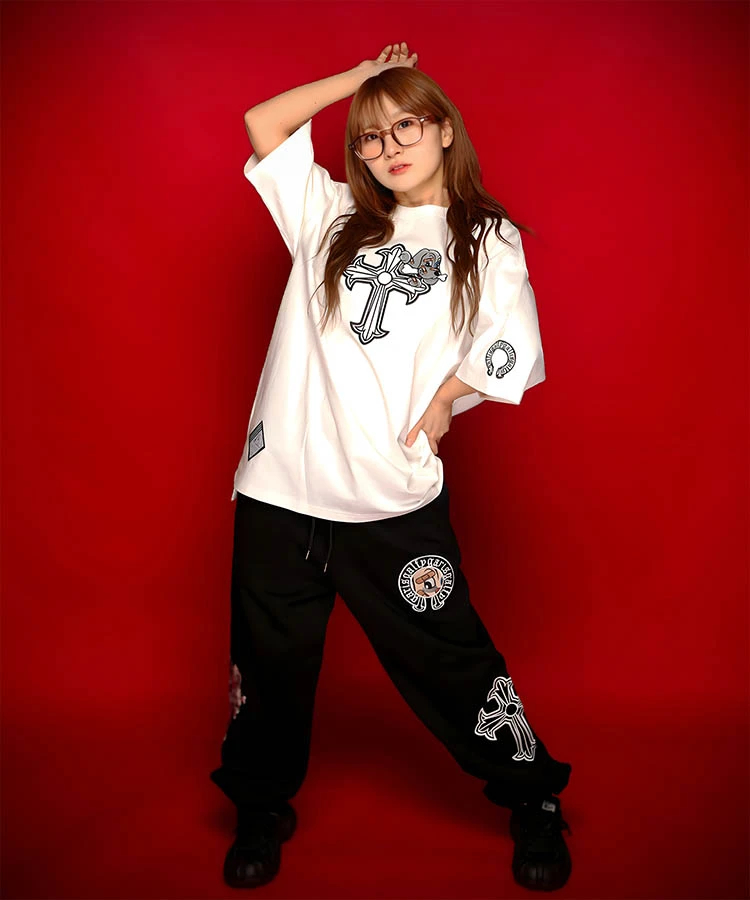 JACKROSE(ジャックローズ) |【GALFY×GALLIS ADDICTION】 ガリノハーツスウェットパンツ *セットアップ対応(MENS/WOMENS)
