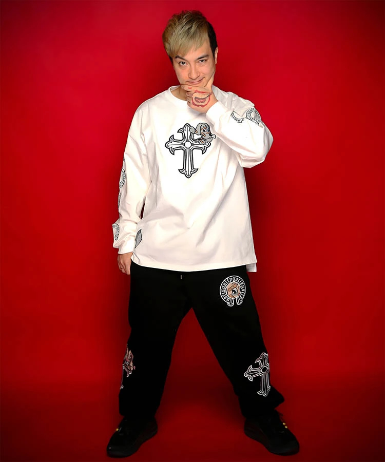 JACKROSE(ジャックローズ) |【GALFY×GALLIS ADDICTION】 ガリノハーツスウェットパンツ *セットアップ対応(MENS/WOMENS)