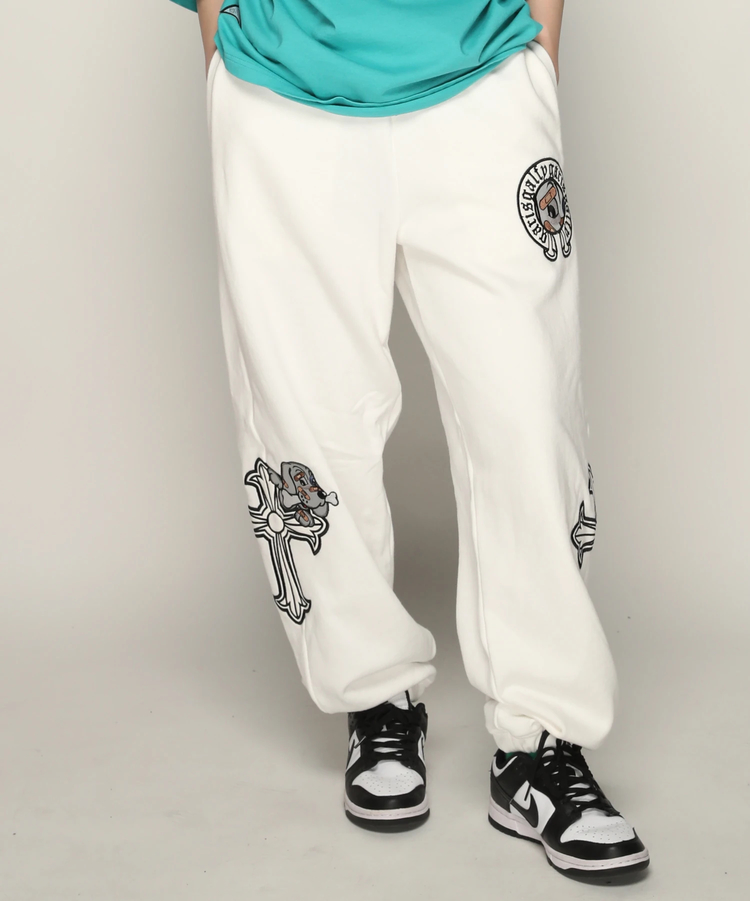 JACKROSE(ジャックローズ) |【GALFY×GALLIS ADDICTION】 ガリノハーツスウェットパンツ *セットアップ対応(MENS/WOMENS)
