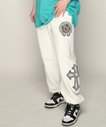 JACKROSE(ジャックローズ) |【GALFY×GALLIS ADDICTION】 ガリノハーツスウェットパンツ *セットアップ対応(MENS/WOMENS)