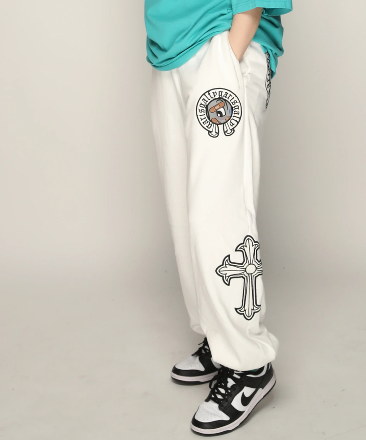 JACKROSE(ジャックローズ) |【GALFY×GALLIS ADDICTION】 ガリノハーツスウェットパンツ *セットアップ対応(MENS/WOMENS)