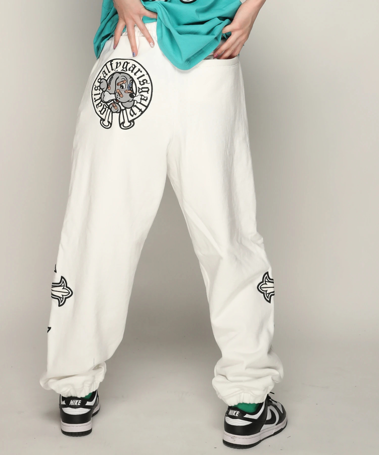 JACKROSE(ジャックローズ) |【GALFY×GALLIS ADDICTION】 ガリノハーツスウェットパンツ *セットアップ対応(MENS/WOMENS)
