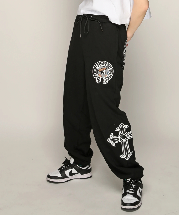 JACKROSE(ジャックローズ) |【GALFY×GALLIS ADDICTION】 ガリノハーツスウェットパンツ *セットアップ対応(MENS/WOMENS)