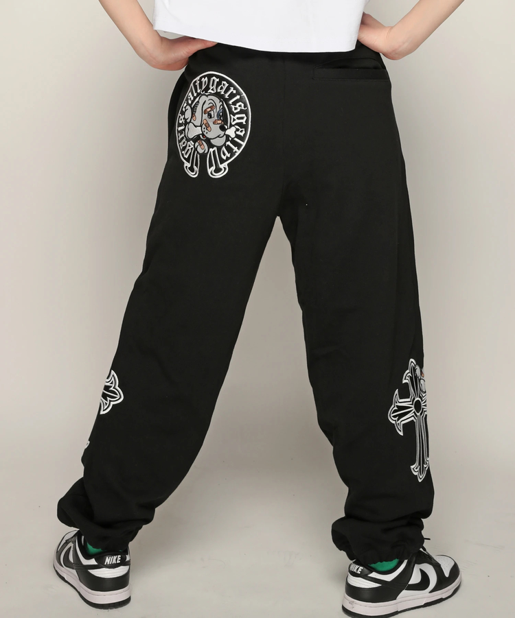 JACKROSE(ジャックローズ) |【GALFY×GALLIS ADDICTION】 ガリノハーツスウェットパンツ *セットアップ対応(MENS/WOMENS)